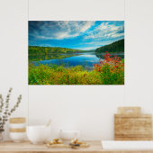 Landschap van Costello Lake Poster (Keuken)