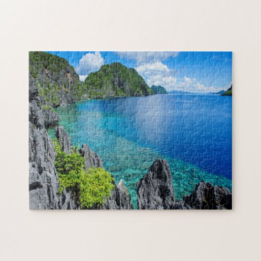 Landschap van de Bacuit-archipel Legpuzzel (Horizontaal)