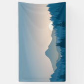 Landschap van de bergen spandoek (Verticaal)