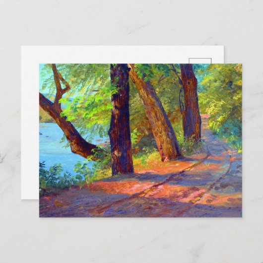 Landschap van de Frederic Edwin Church Briefkaart (Voorkant / Achterkant)