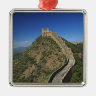 Landschap van de Grote Muur, China Metalen Ornament