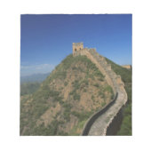 Landschap van de Grote Muur, China Notitieblok (Voorkant)