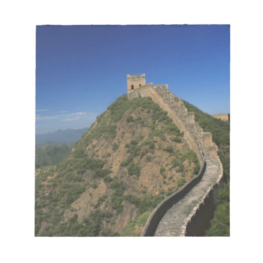 Landschap van de Grote Muur, China Notitieblok (Voorkant)