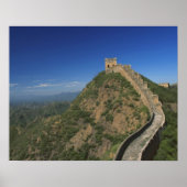 Landschap van de Grote Muur, China Poster (Voorkant)