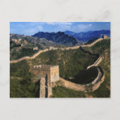 Landschap van de Grote Muur, Jinshanling, China Briefkaart (Voorkant)