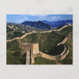 Landschap van de Grote Muur, Jinshanling, China Briefkaart