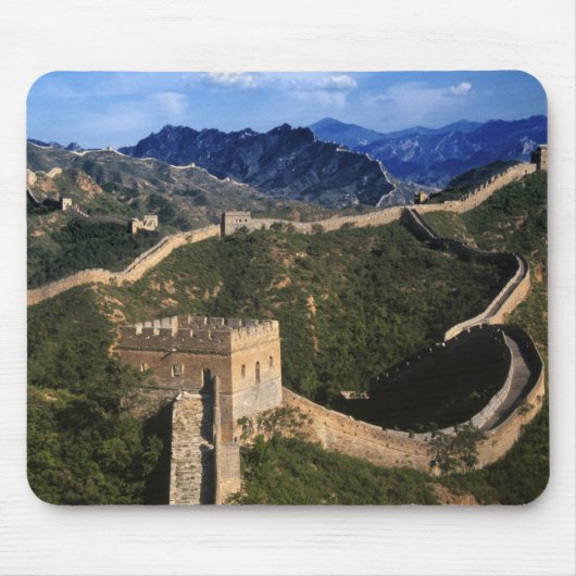 Landschap van de Grote Muur, Jinshanling, China Muismat (Voorkant)