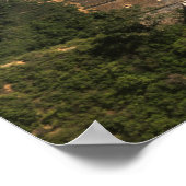 Landschap van de Grote Muur, Jinshanling, China Poster (Hoek)