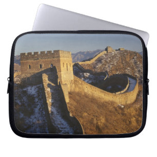 Landschap van de Grote Muur onder zonsondergang, C Laptop Sleeve
