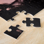 Landschap van de kokospalm legpuzzel (Zijkant)