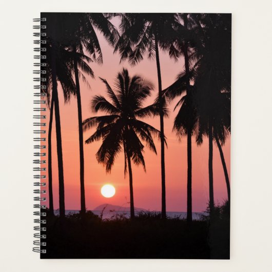 Landschap van de kokospalm planner (Voorkant)