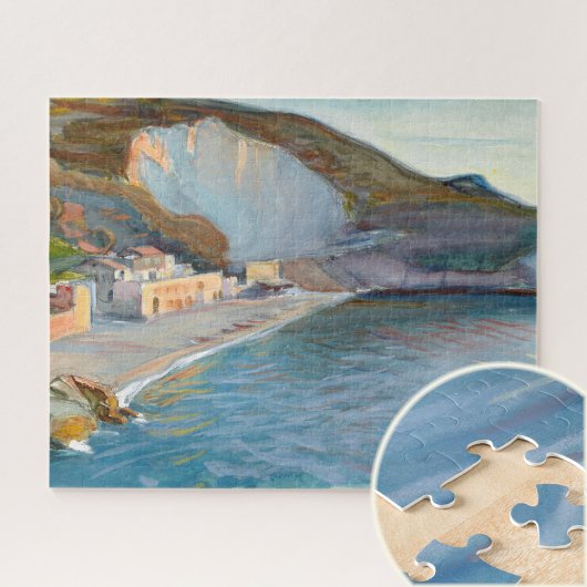 Landschap van de kust van Napels, M. Enckell Legpuzzel