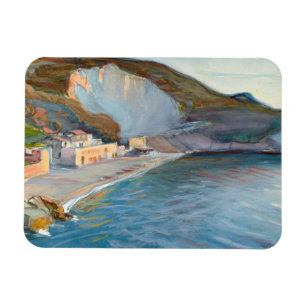 Landschap van de kust van Napels, M. Enckell Magneet