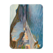 Landschap van de kust van Napels, M. Enckell Magneet (Verticaal)