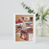 Landschap van de landbouwwoestijn van Arizona midd Feestdagenkaart (Staand voorkant)