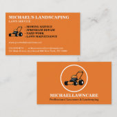 Landschap van de Lawn Service Visitekaartje (Voorkant / Achterkant)