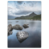 Landschap van de Lofoten-eilanden Klembord (Achterkant)