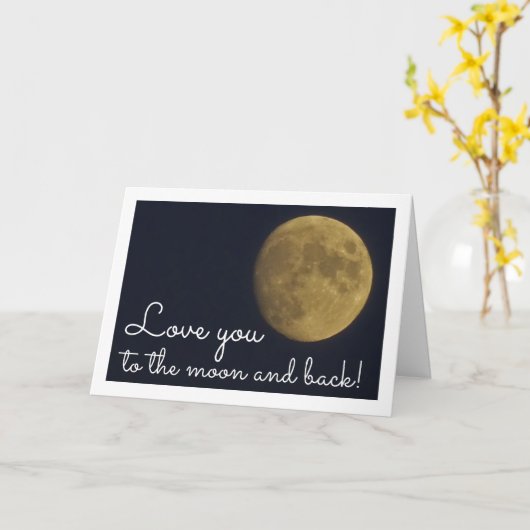 Landschap van de Maan van de Aarde Kaart (Gele Bloem)