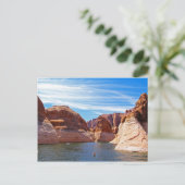 Landschap van de Powell Page Arizona Briefkaart (Staand voorkant)