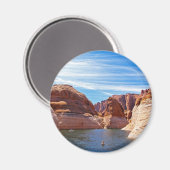 Landschap van de Powell Page Arizona Magneet (Voorkant / Achterkant)