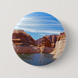 Landschap van de Powell Page Arizona Ronde Button 5,7 Cm