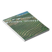 Landschap van de rijstterrassen in de bergen, 3 notitieblok (Schuin)