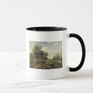 Landschap van de rivier mok