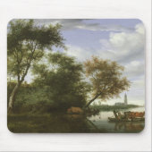 Landschap van de rivier muismat (Voorkant)