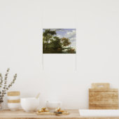 Landschap van de rivier poster (Keuken)