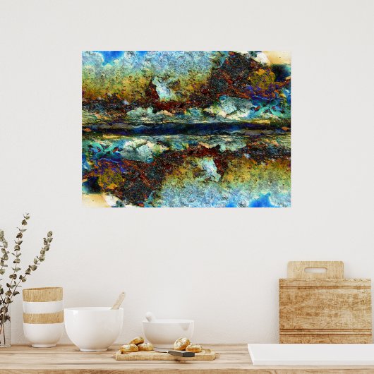 Landschap van de Rust Poster (Keuken)