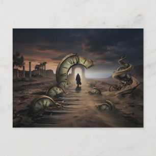 Landschap van de tijd briefkaart