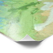 Landschap van de uitgestrektheid van Toscane Foto Afdruk (Hoek)