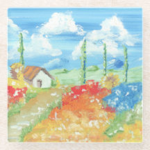 Landschap van de uitgestrektheid van Toscane
