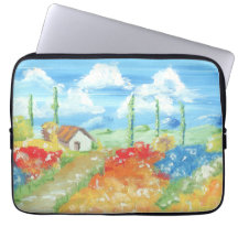 Landschap van de uitgestrektheid van Toscane