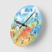 Landschap van de uitgestrektheid van Toscane Ronde Klok (Hoek)