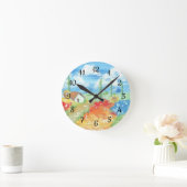 Landschap van de uitgestrektheid van Toscane Ronde Klok (Huis)