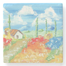 Landschap van de uitgestrektheid van Toscane