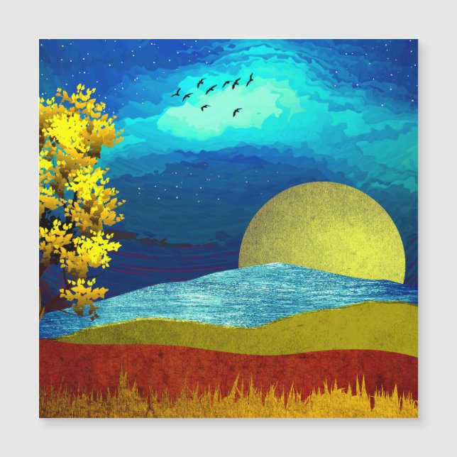 landschap van de vloeibare lucht (Voorkant)