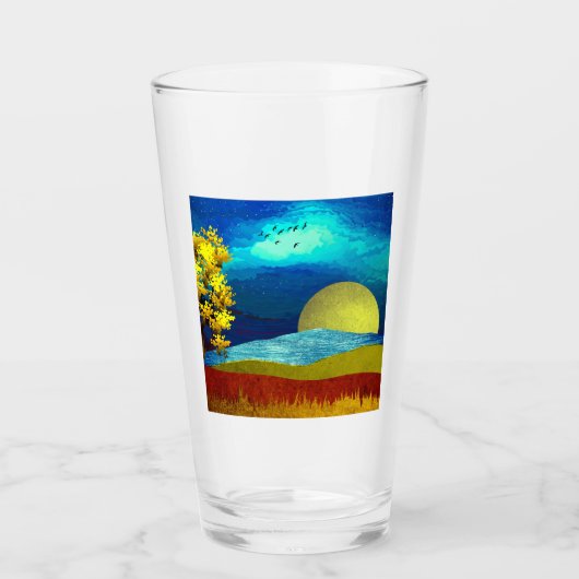 landschap van de vloeibare lucht glas (Voorkant)