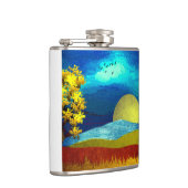 landschap van de vloeibare lucht heupfles (Rechts)