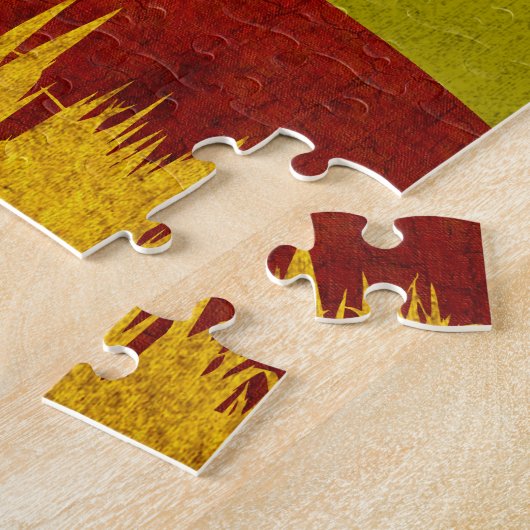 landschap van de vloeibare lucht legpuzzel (Zijkant)