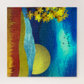 landschap van de vloeibare lucht legpuzzel (Horizontaal)