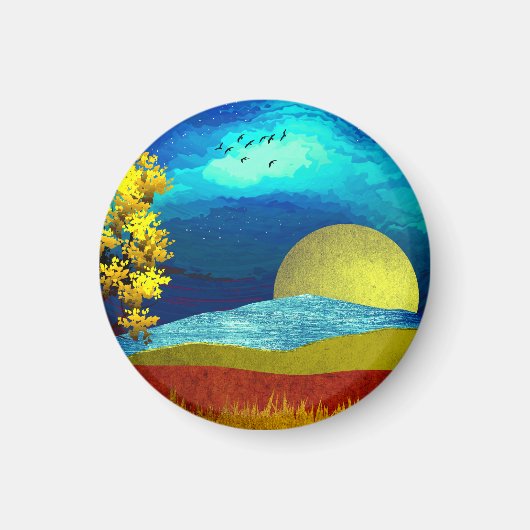 landschap van de vloeibare lucht magneet (Voorkant)