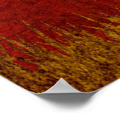 landschap van de vloeibare lucht poster (Hoek)