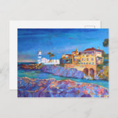 Landschap van de vuurtoren van Portugal Briefkaart (Voorkant / Achterkant)