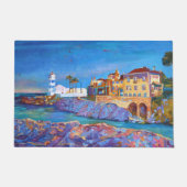 Landschap van de vuurtoren van Portugal Deurmat (Voorkant)