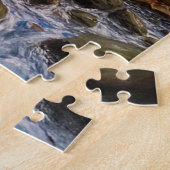 Landschap van de waterval legpuzzel (Zijkant)