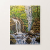 Landschap van de waterval legpuzzel (Verticaal)