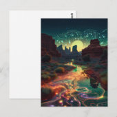 Landschap van de zuidwestelijke woestijn Arizona U Briefkaart (Voorkant / Achterkant)