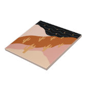 Landschap van de zuidwestelijke woestijn tegeltje (Zijkant)